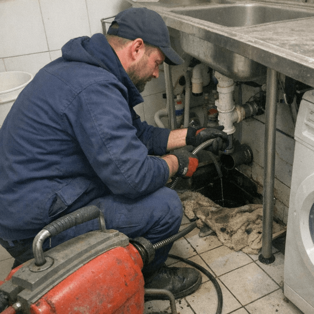 Professionelle Rohrreinigung direkt beim Kunden vor Ort